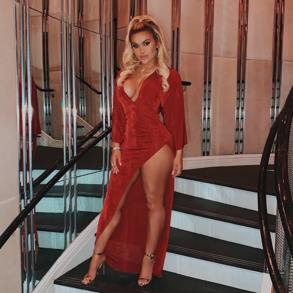 Miss boss high low dress